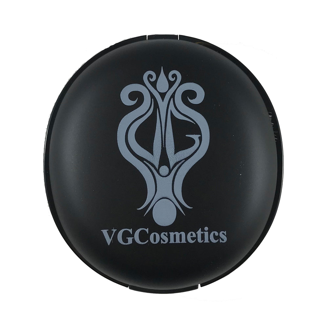 Round Compact With Touch Up Brush